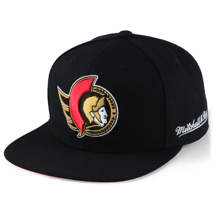 Ottawa Senators LNH ajustée vintage noir