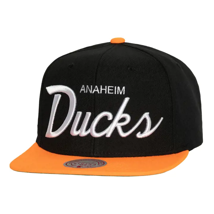 Anaheim Ducks LNH Casquette Classique Script Vintage NOIR