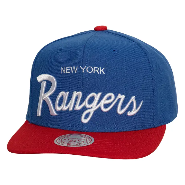 Casquette snapback bleue New York Rangers NHL Vintage Classic Script