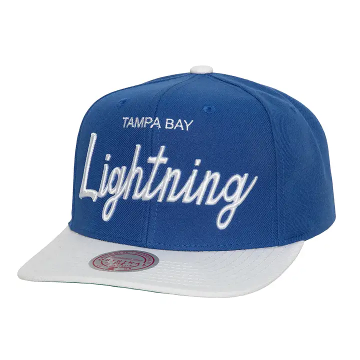 Casquette snapback bleue "Vintage Classic Script" des Lightning de Tampa Bay (LNH)