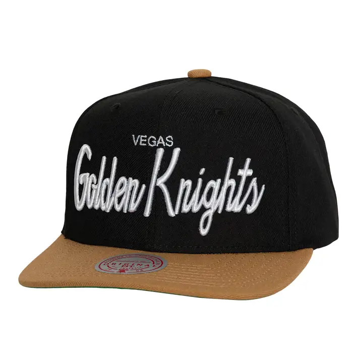 Casquette snapback noire "Vintage Classic Script" des Golden Knights de Vegas (LNH)
