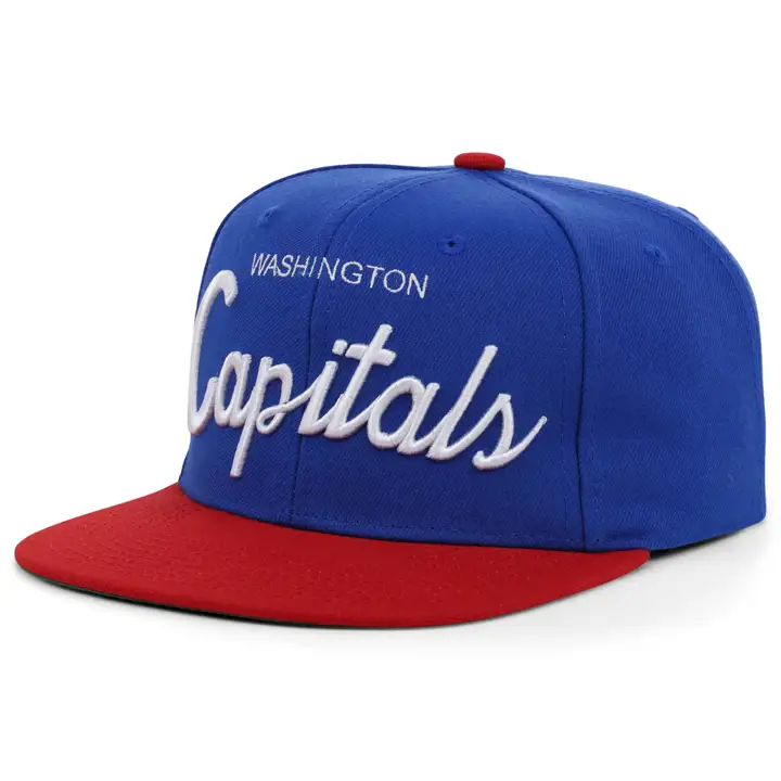 Casquette snapback Washington Capitals NHL Vintage Classic Script BLEU