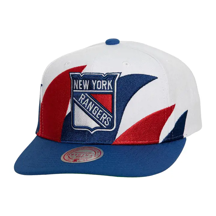 Casquette New York Rangers LNH « Sharktooth » vintage - Blanc