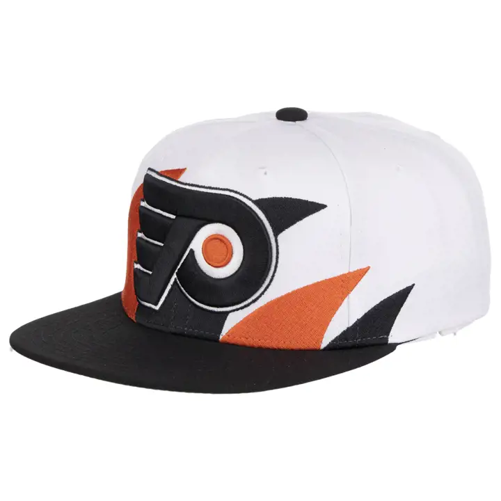 Casquette Snapback Vintage Blanche Philadelphia Flyers NHL "Dents de requin"