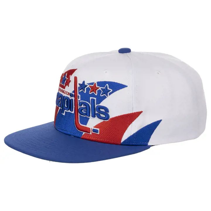 Casquette vintage avec languette d'ajustement requin des Capitals de Washington (LNH) blanche