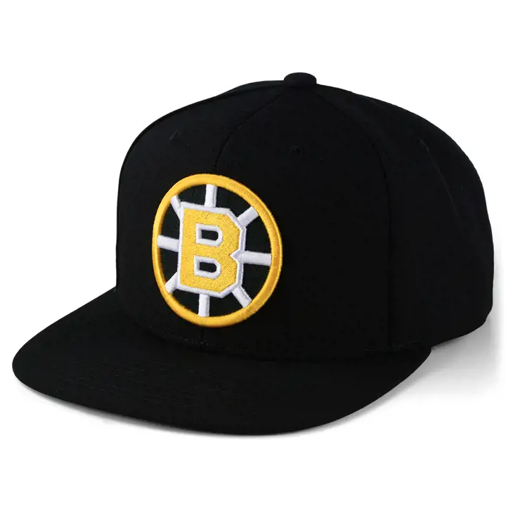 Boston Bruins LNH Vintage Alt Flip Snap NOIR