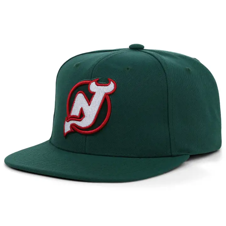 New Jersey Devils LNH Casquette Snapback Vintage Alternatif Verte