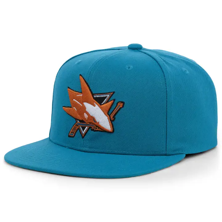 San Jose Sharks LNH Casquette Vintage Rétro TEAL