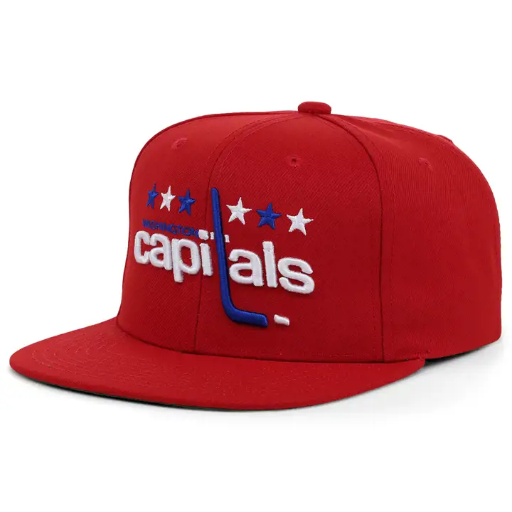 Washington Capitals LNH Casquette snapback ajustable Alt Flip vintage ROUGE