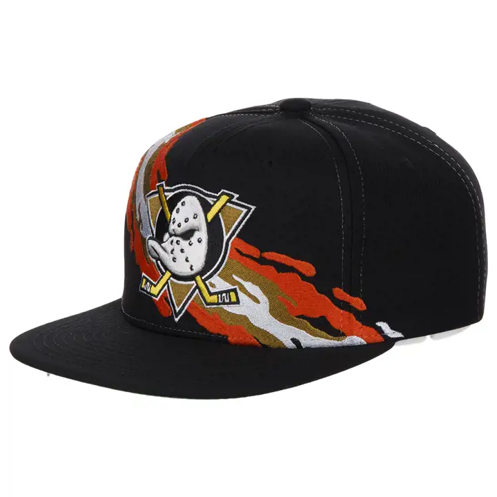 Anaheim Ducks LNH Vintage Paintbrush Snap NOIR