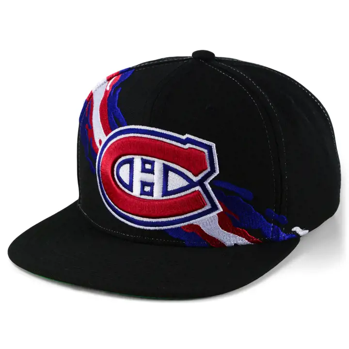 Casquette ajustée vintage des Canadiens de Montréal (LNH) – Pinceau Noir