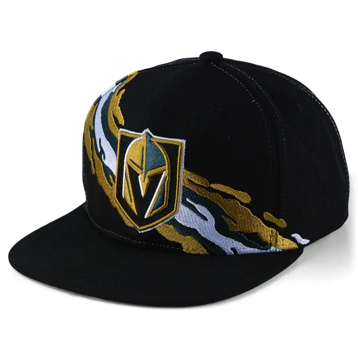 CASQUETTE VINTAGE COULEUR PEINTURE NOIRE « SNAP » DES OILERS DE LA LNH