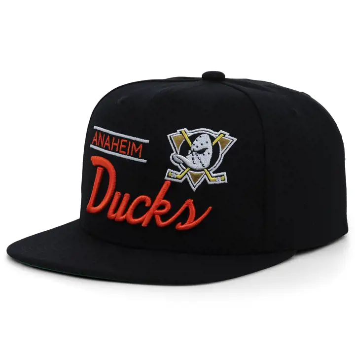 Anaheim Ducks LNH Vintage Rétro Verrouillage NOIR