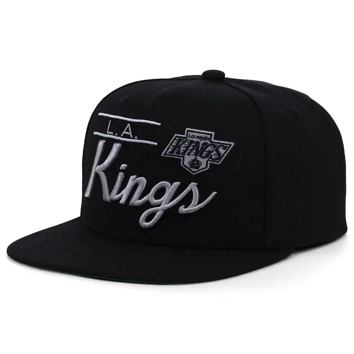 Los Angeles Kings NHL Vintage Retro Lockup BLK