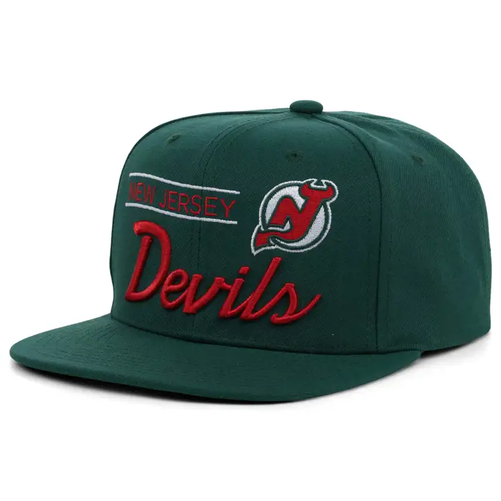 New Jersey Devils LNH Vintage Rétro Sigle GRN