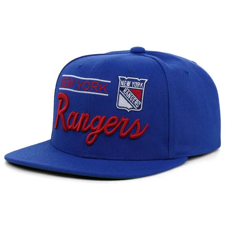 New York Rangers LNH Modèle déposé vintage rétro BLEU