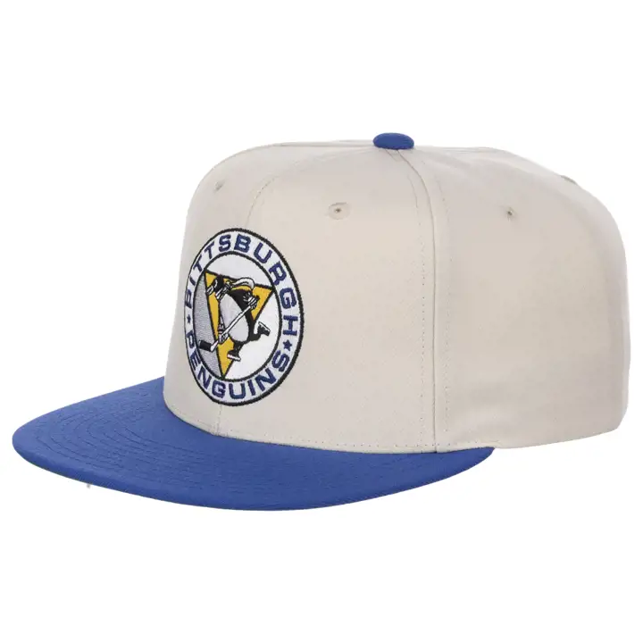 Casquette snapback IVO des Penguins de Pittsburgh en chrome vintage de la LNH