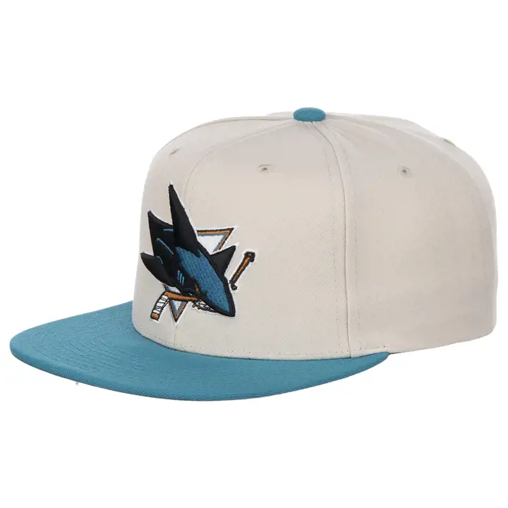 San Jose Sharks LNH Casquette Vintage Chrome Snap IVO