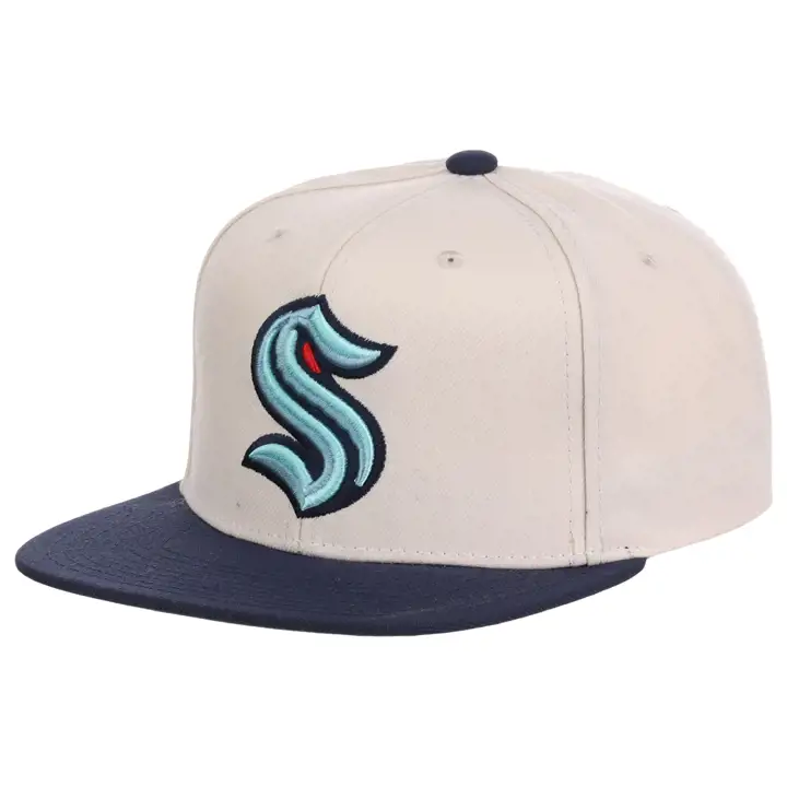 Seattle Kraken LNH Casquette ajustée Vintage Chrome IVO