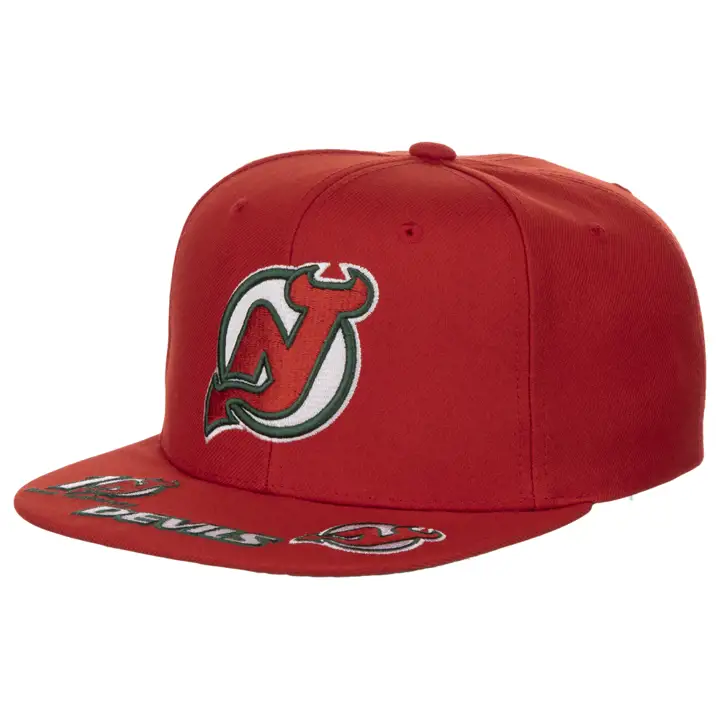 Casquette New Jersey Devils NHL Vintage Hat Trick rouge