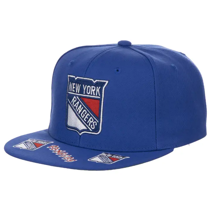 New York Rangers LNH Vintage Tour du Chapeau Casquette Ajustable BLEU