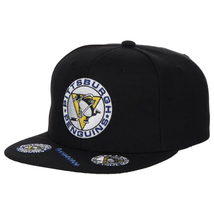 Casquette vintage Pittsburgh Penguins NHL Hat Trick Snap noire