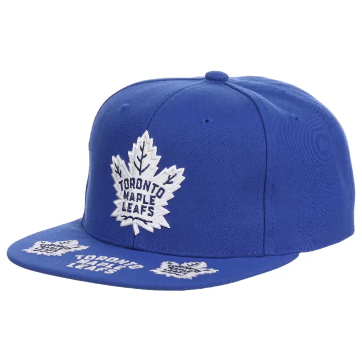 Casquette vintage Toronto Maple Leafs NHL Hat Trick Snap BLEUE