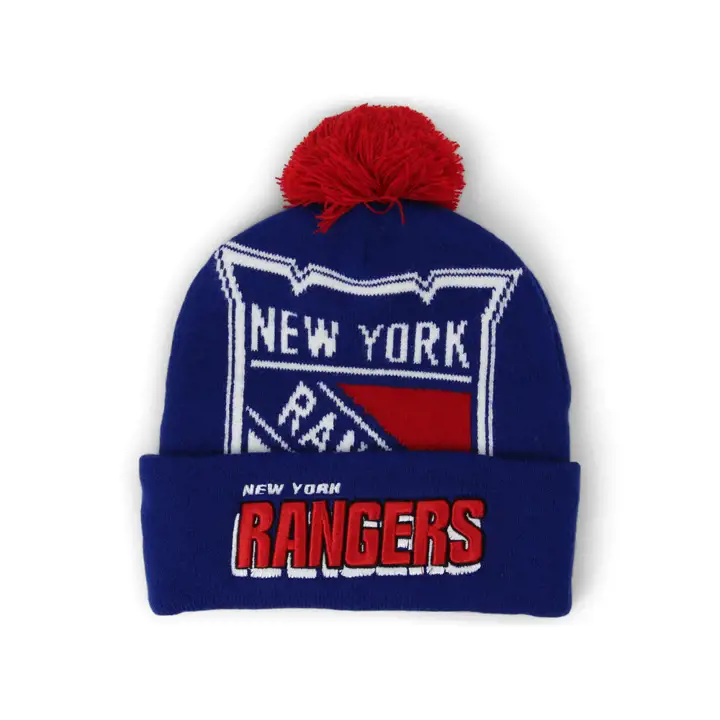 New York Rangers LNH Pompon en maille BLUE