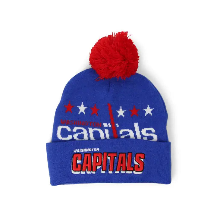 Washington Capitals NHL Punch Out Pom BLEU