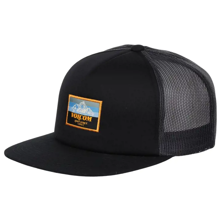 Casquette trucker Volcom Mile Marker noire