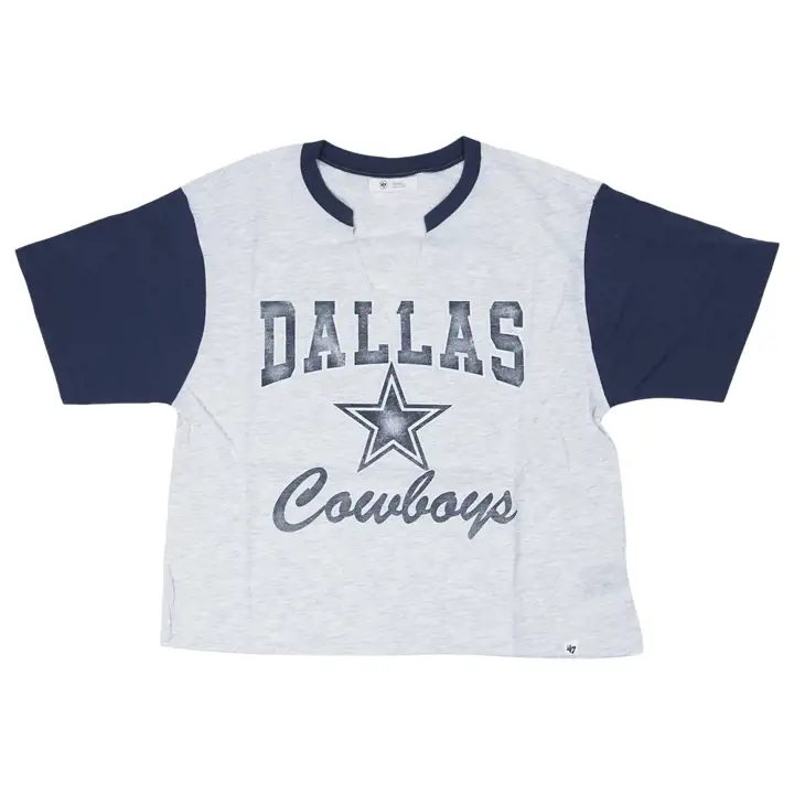 Dallas Cowboys NFL Femme Sandy Daze Dolly Crop Tee 22 Gry/