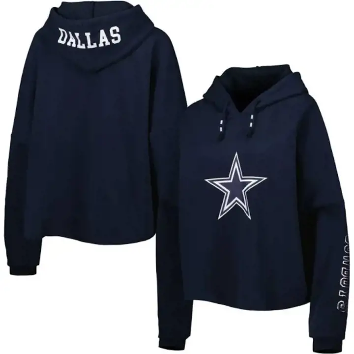 Dallas Cowboys NFL Sweat à Capuche Femme 22 Marine