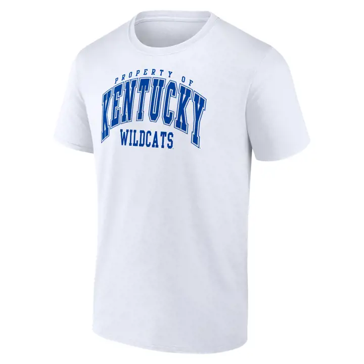 T-shirt blanc Kentucky Wildcats 2F NCAA "Property Of"