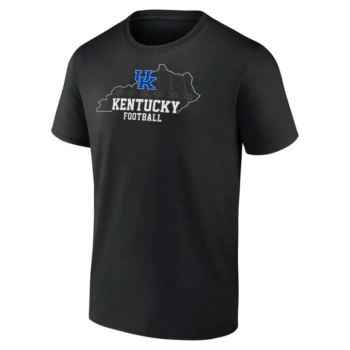 T-shirt de football blk Kentucky Wildcats 2F NCAA State Pride