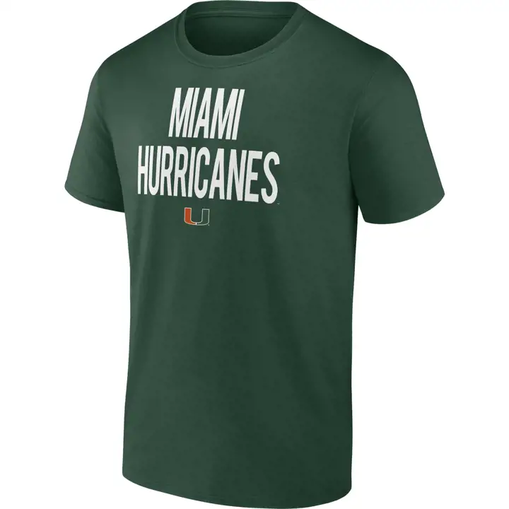Miami Hurricanes 2F NCAA Slogan T-Shirt grn