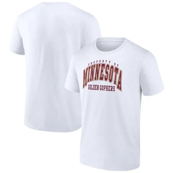 T-shirt "Minnesota Golden Gophers 2F NCAA Property Of" - Blanc