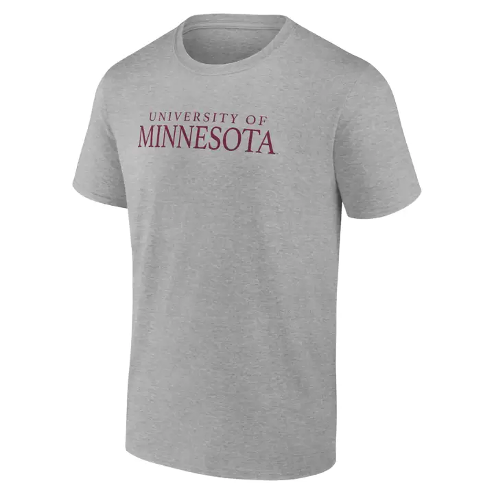 T-Shirt Minnesota Golden Gophers 2F NCAA Université charbon