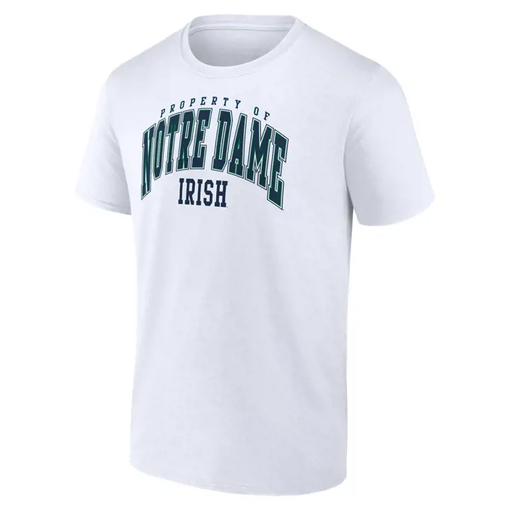 T-shirt blanc Notre Dame Fighting Irish 2F NCAA Property Of