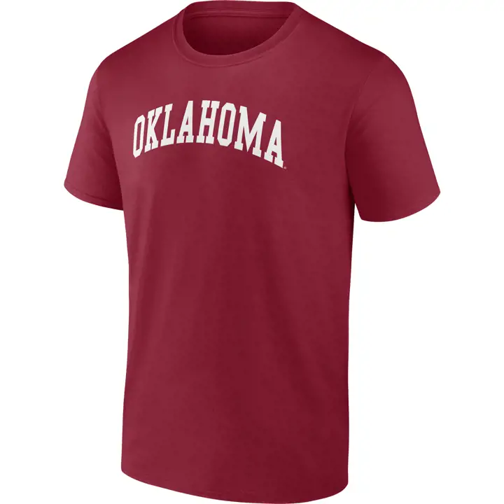 T-shirt crim coloris arche Oklahoma Sooners 2F NCAA