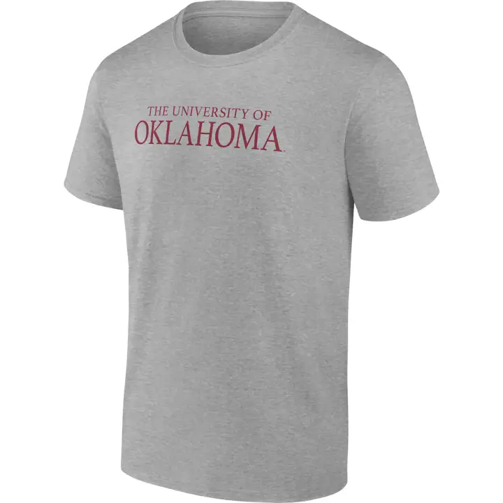 T-shirt Université NCAA Oklahoma Sooners 2F anthracite