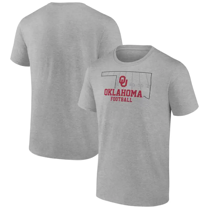 T-shirt de football Oklahoma Sooners 2F NCAA State Pride anthracite