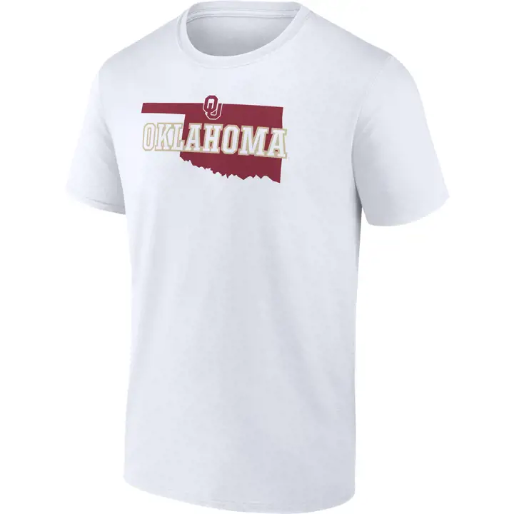 T-shirt Homme Oklahoma Sooners 2F NCAA State Pride blanc