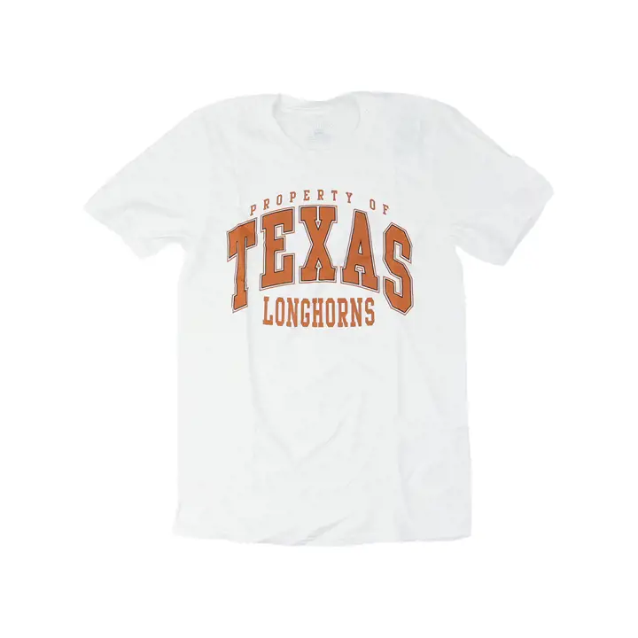 T-shirt blanc Texas Longhorns 2F NCAA (Propriété de)
