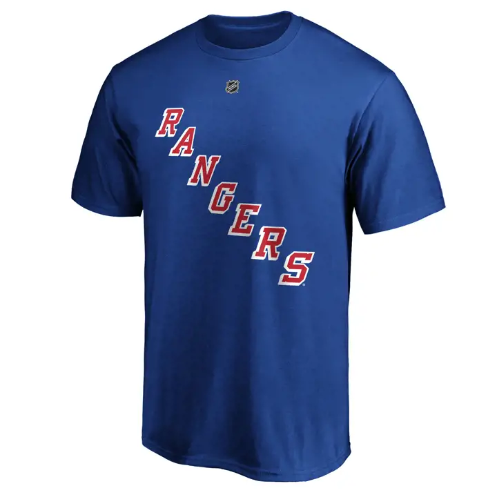T-shirt Authentique NHL Stack & Nom NY Rangers Mika Zibanejad RB