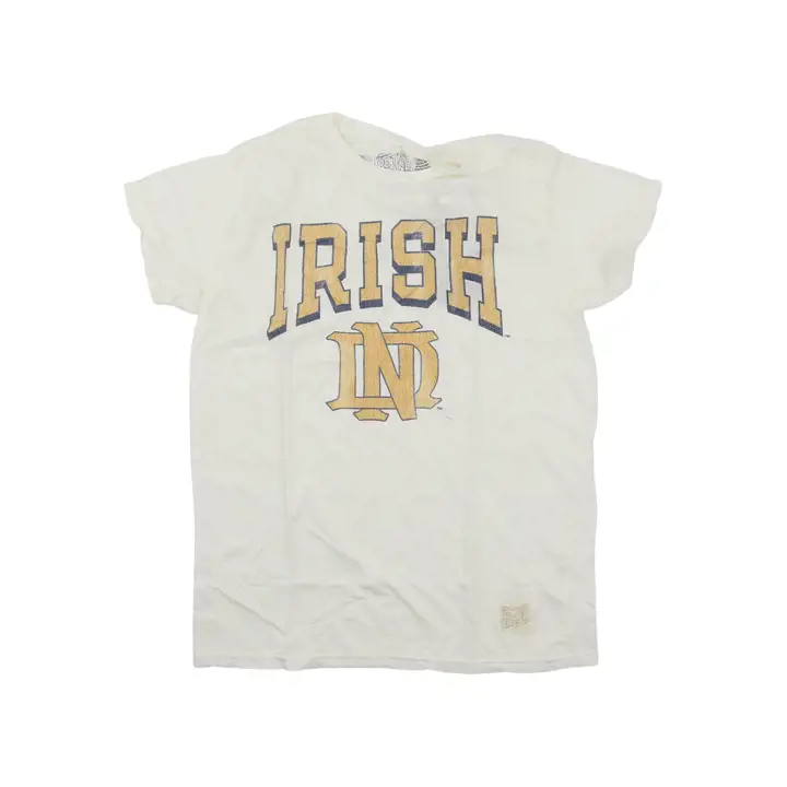 T-Shirt Slogan NCAA Vault Notre Dame Fighting Irish CRÈME