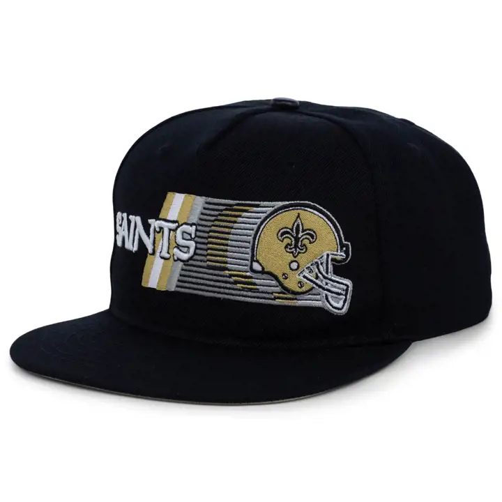 Série de sports PS NFL des Saints de la Nouvelle-Orléans Casquette Snap noire