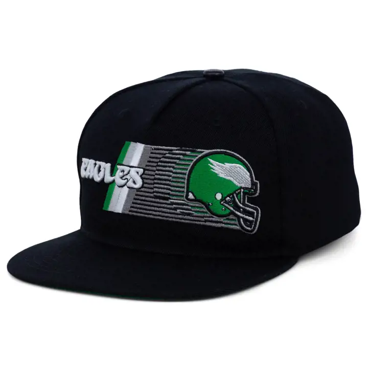 Série sport NFL PS Philadelphia Eagles historique BLK à bouton-pression