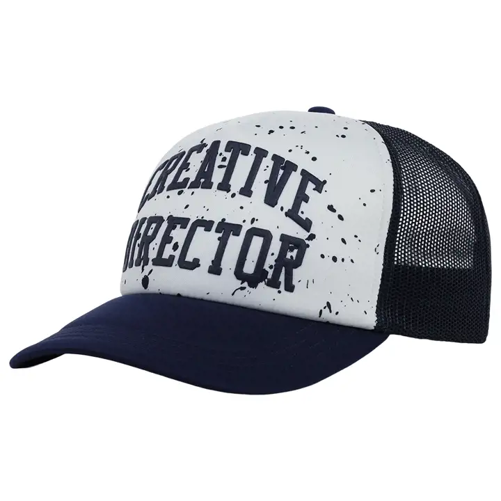 ordinary crowns Casquette camionneur en mousse Pop Culture blanc/bleu Creative D