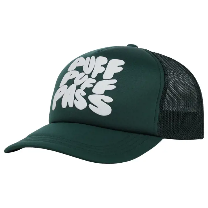 couronnes ordinaires Pop Culture Casquette de camionneur en mousse hungre Puff Puff Pa