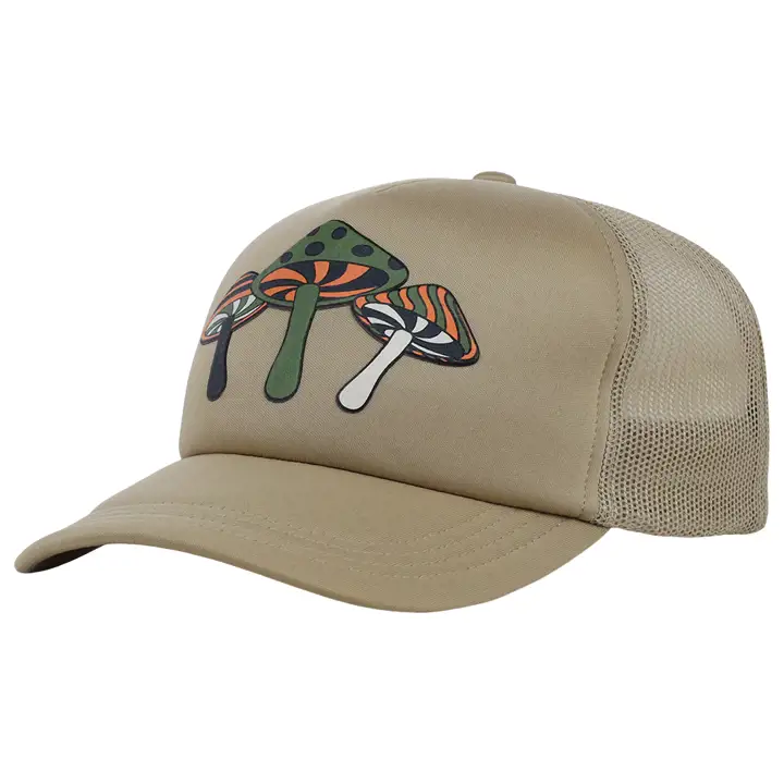 ordinary crowns Pop Culture Foam Trucker kha Mushrooms